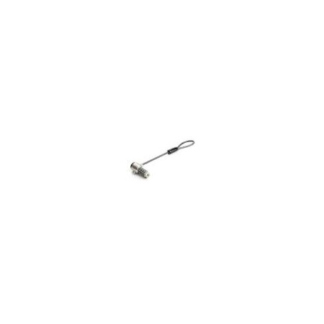 CABLE EXTENSOR PARA CANDADO DE  LAPTOP DE 15CM Y BUCLE DE 2.5 CM