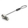 CABLE EXTENSOR PARA CANDADO DE  LAPTOP DE 15CM Y BUCLE DE 2.5 CM