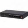 SWITCH POE DAHUA 6 PUERTOS FAST ETHERNET 4 PUERTOS POE 10 100  2 PUERTOS UPLINK 10 100 36 WATTS TOTALES