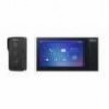 KIT DE VIDEOPORTERO IP DAHUA FRENTE DE CALLE MONITOR Y SWITCH POE PANTALLA LCD TOUCH DE 7  CáMARA 1MP RANURA SD IP65